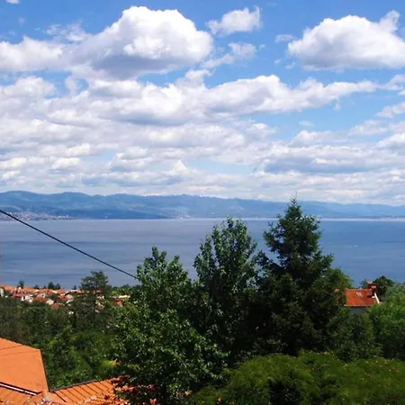Sea View With Terrace Kitchen Apartmán Opatija